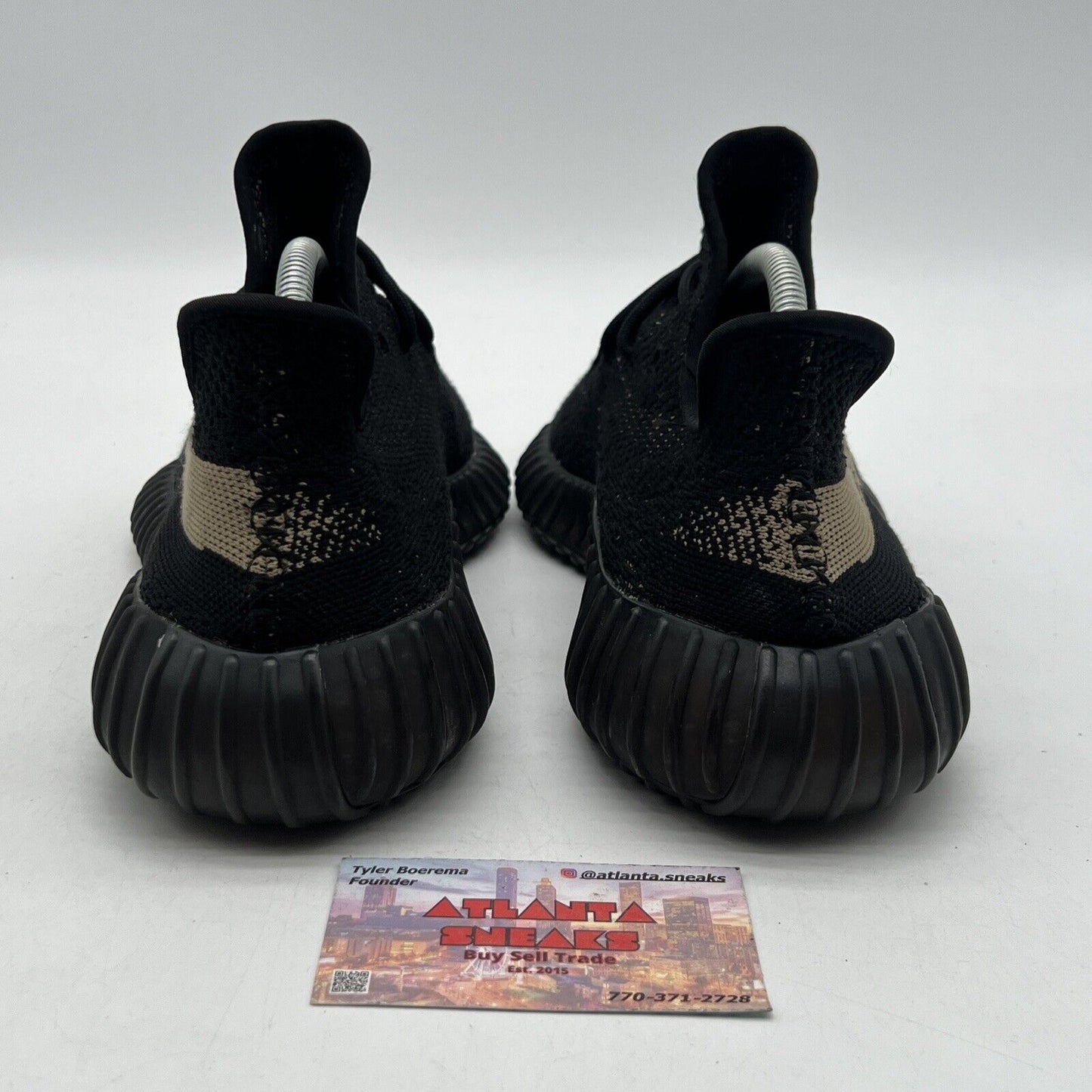 Size 8.5 - adidas Yeezy Boost 350 V2 Green Black (BY9611)