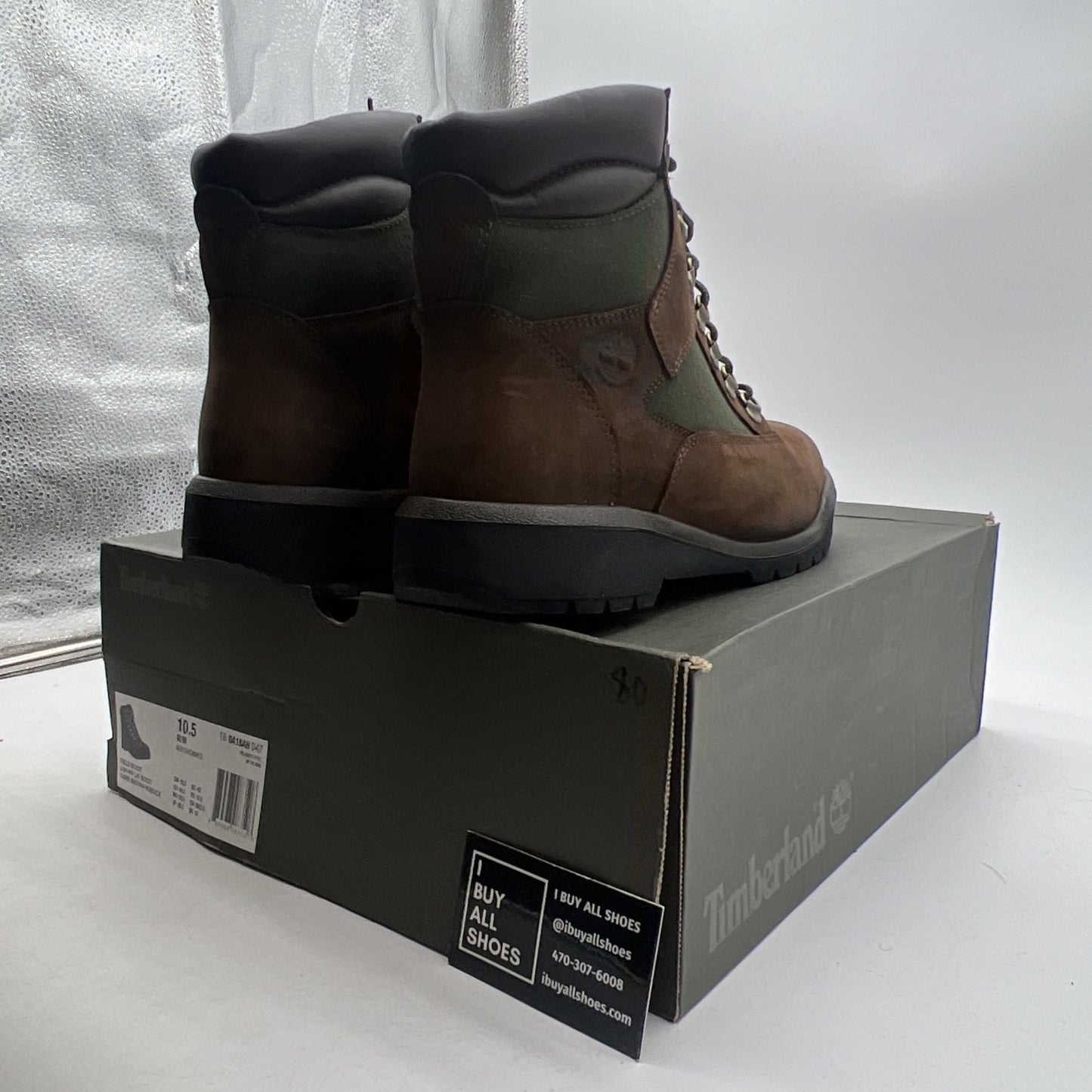 Size 10.5 - Timberland 6" Field Boot Brown (TB0A18AHD47) Snow Rain Boots