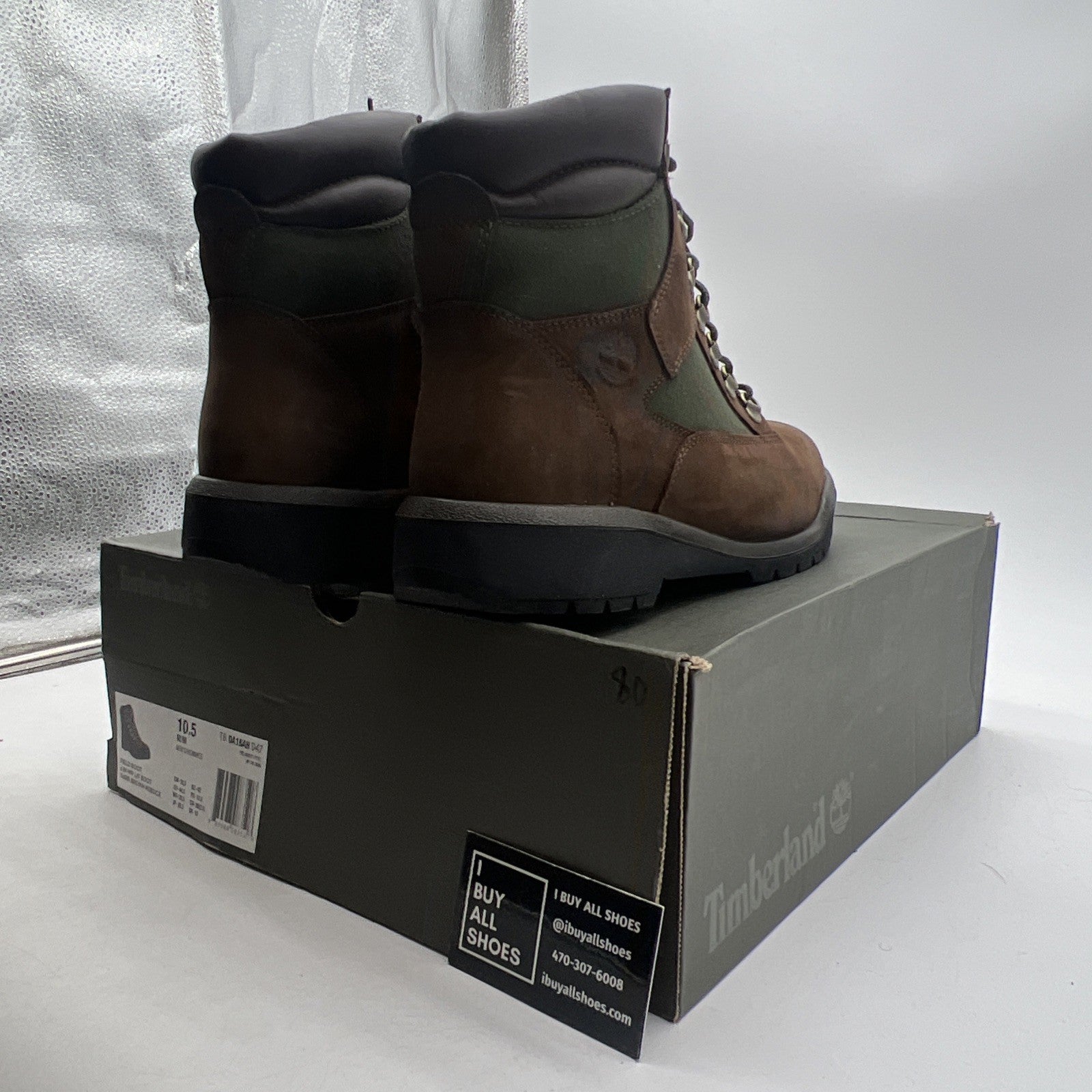 Size 10.5 - Timberland 6" Field Boot Brown (TB0A18AHD47) Snow Rain Boots