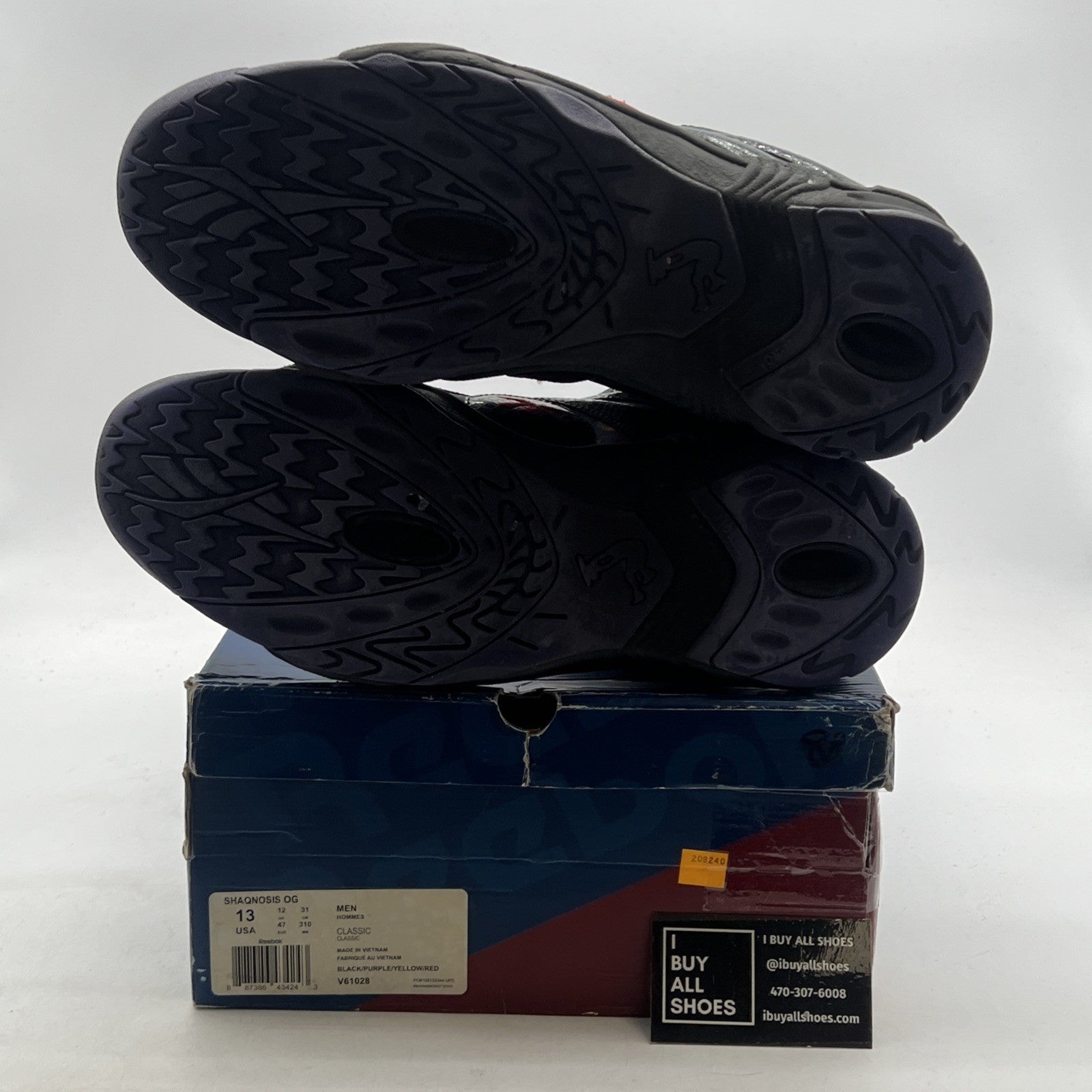 Size 13 - Reebok Shaqnosis OG Escape From LA (V61028)