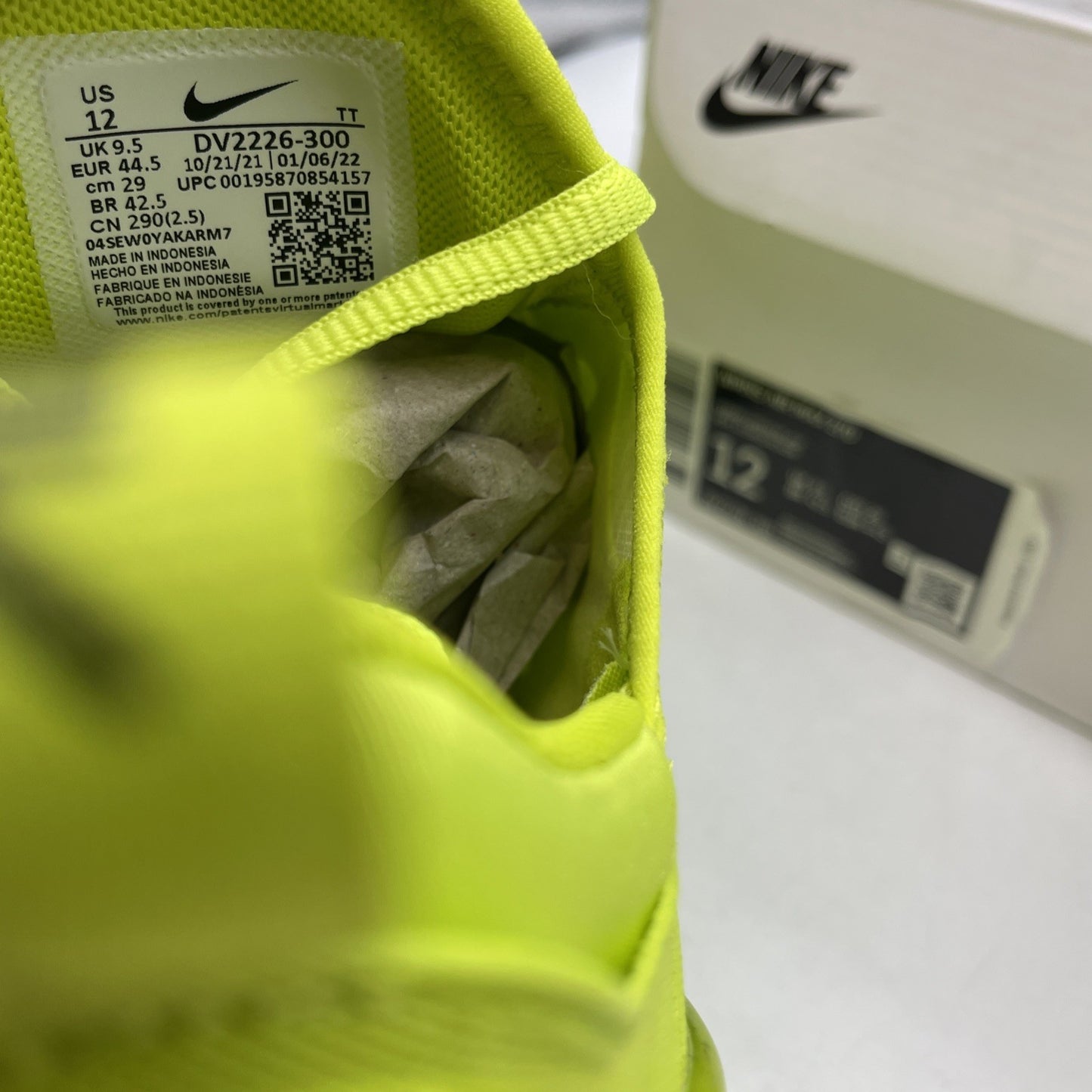 Size 12W - Nike Air Max 270 Tennis Ball (DV2226-300)