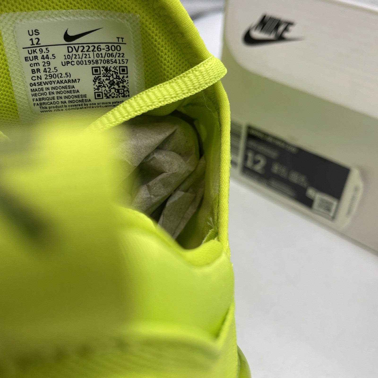 Size 12W - Nike Air Max 270 Tennis Ball (DV2226-300)