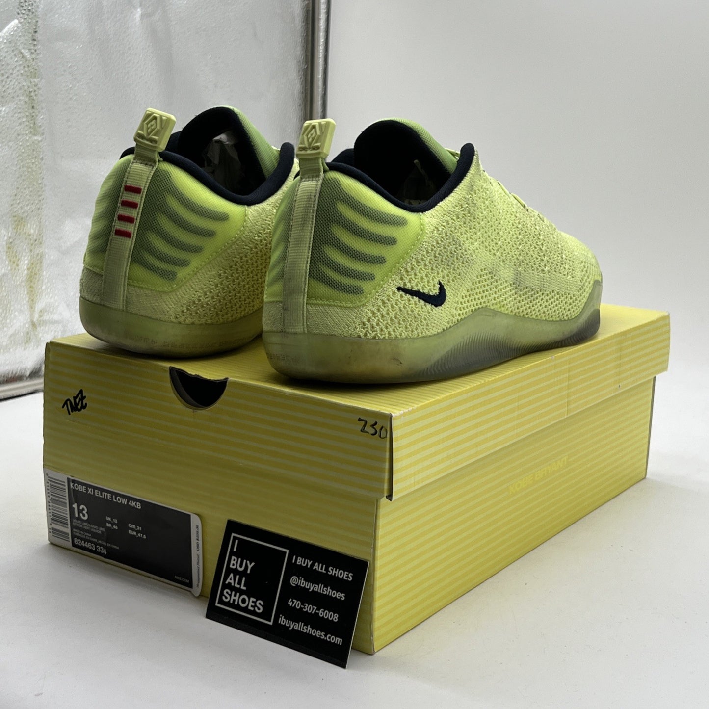 Size 13 - Nike Kobe 11 Elite 4KB Low Ghost of Christmas Past (824463-334)