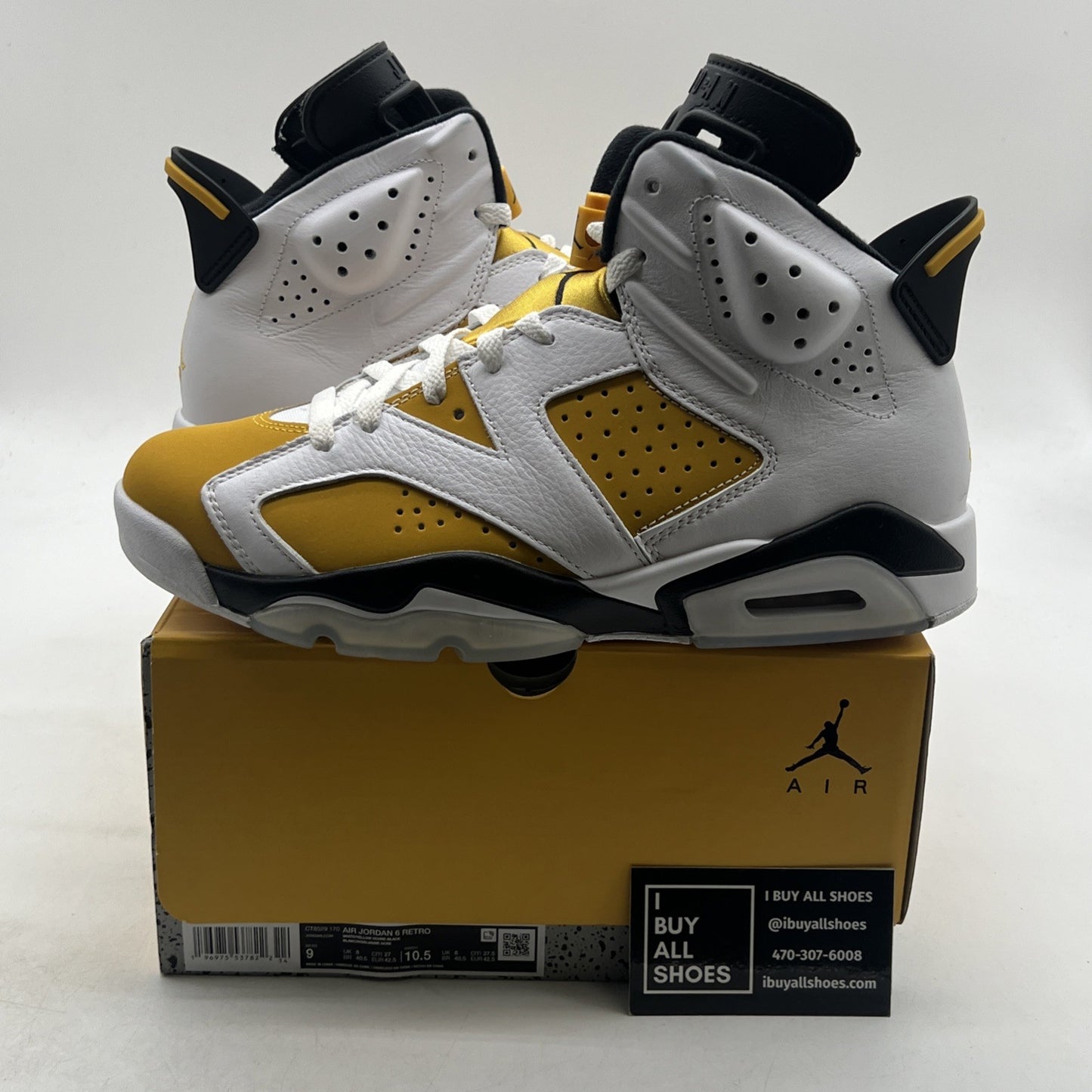 Size 9 - Air Jordan 6 Retro Yellow Ochre (CT8529-170)