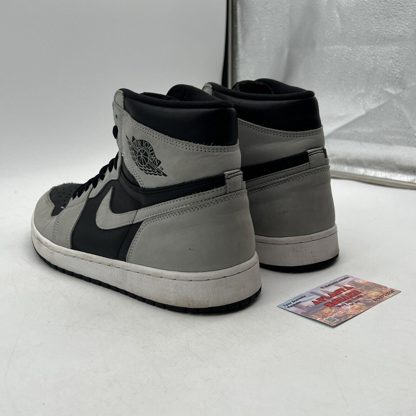 Size 12 - Jordan 1 Retro OG High Shadow 2.0 Leather Suede (575441-035)