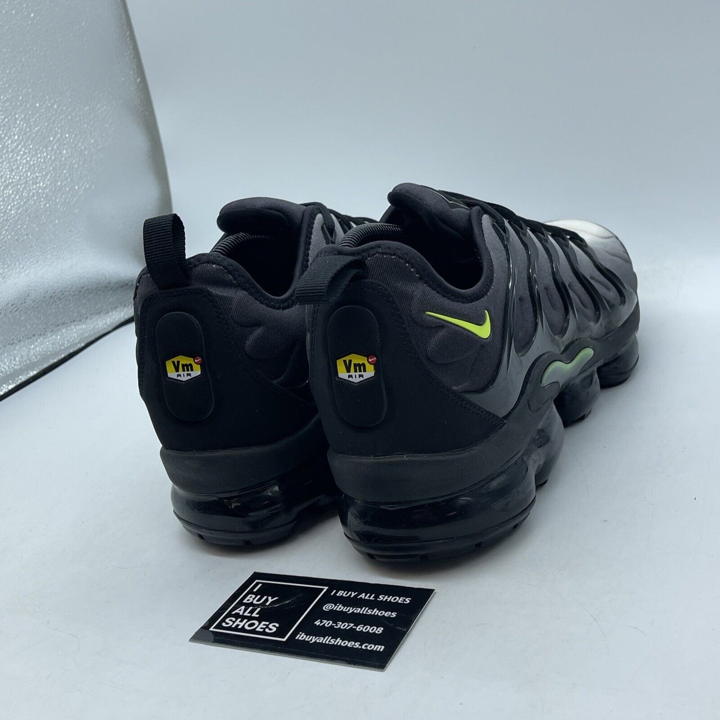 Size 12 - Nike Air VaporMax Plus Neon 95 Green White Grey Black (924453-009)