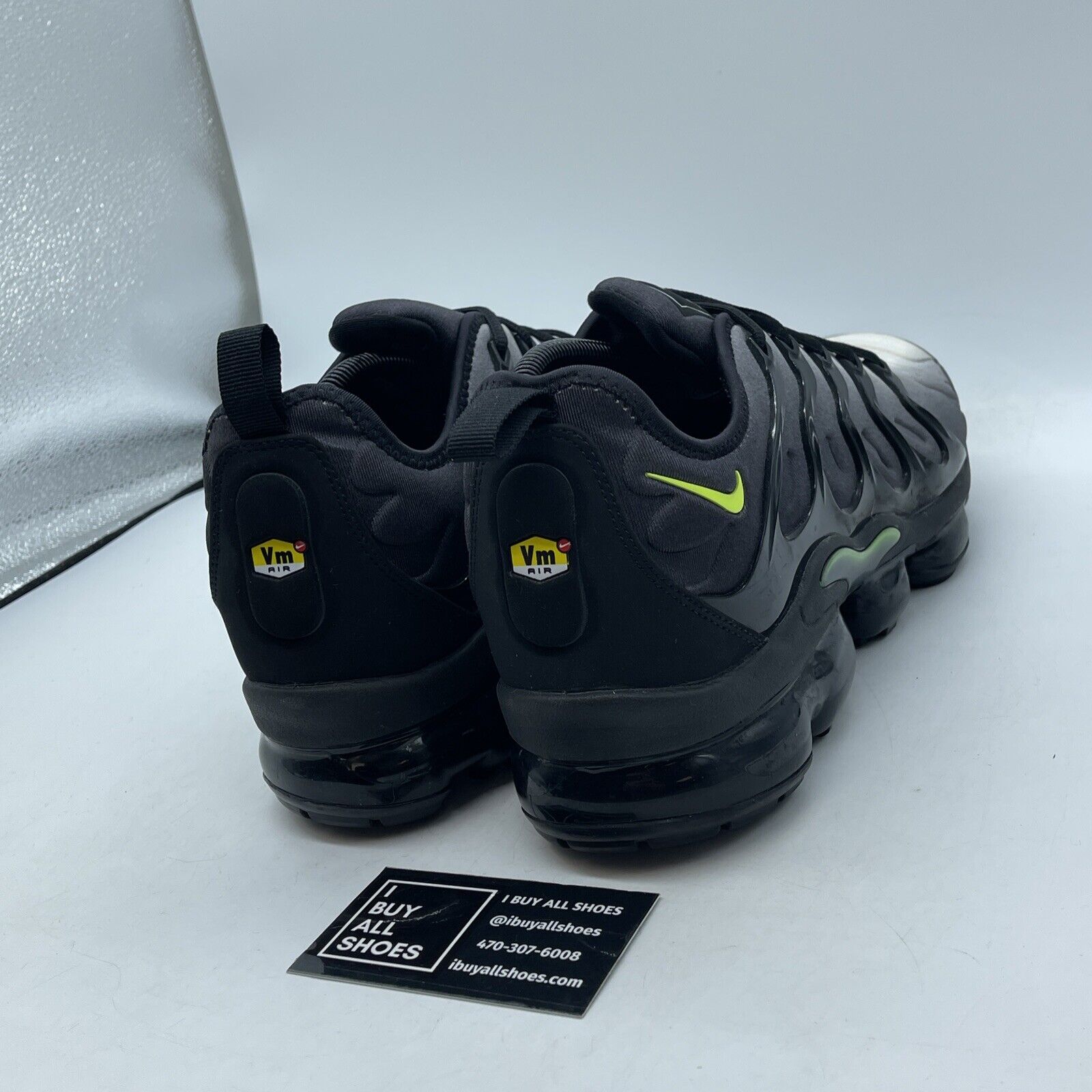 Size 12 - Nike Air VaporMax Plus Neon 95 Green White Grey Black (924453-009)