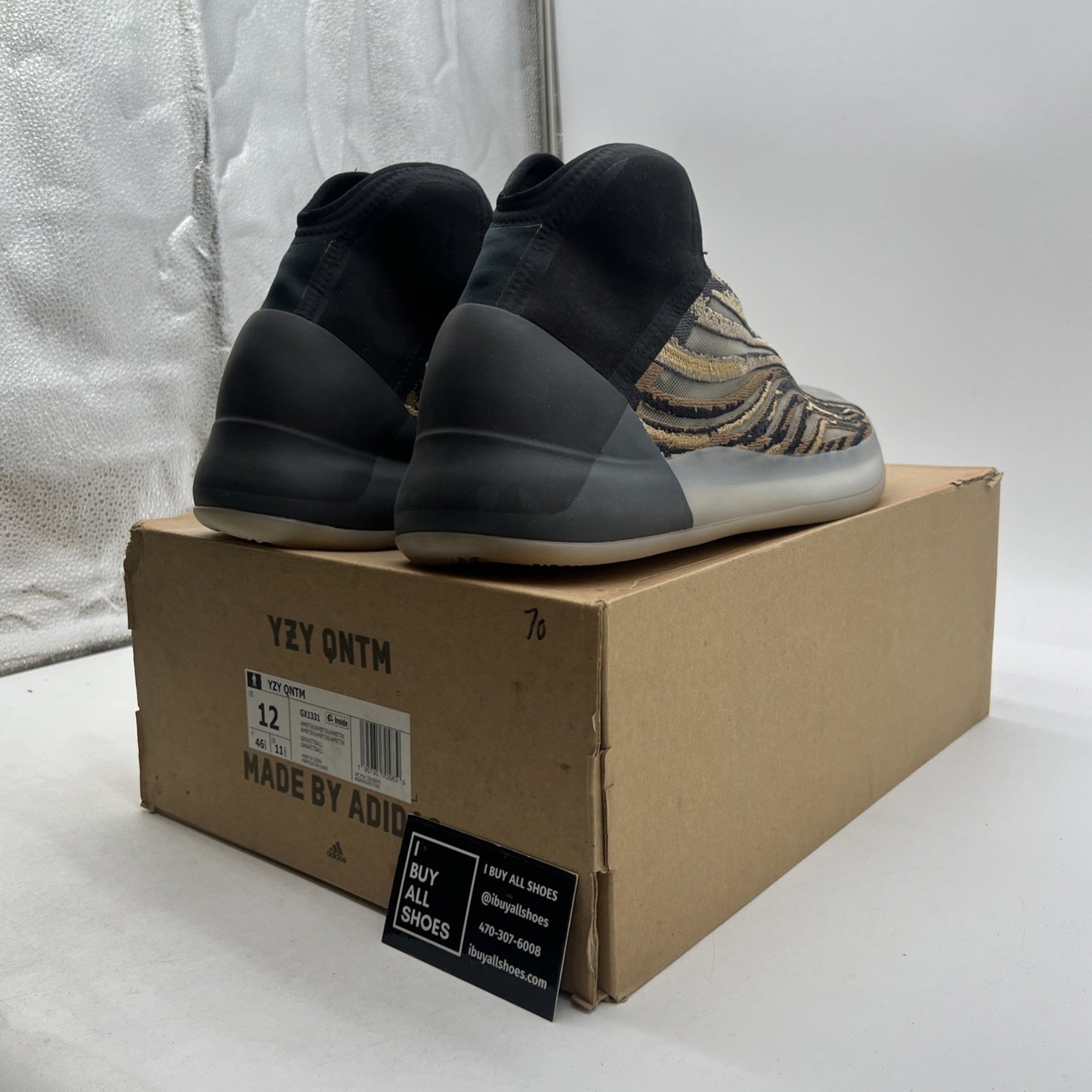 Size 12 - Adidas Yeezy Quantum Amber Tint (GX1331)