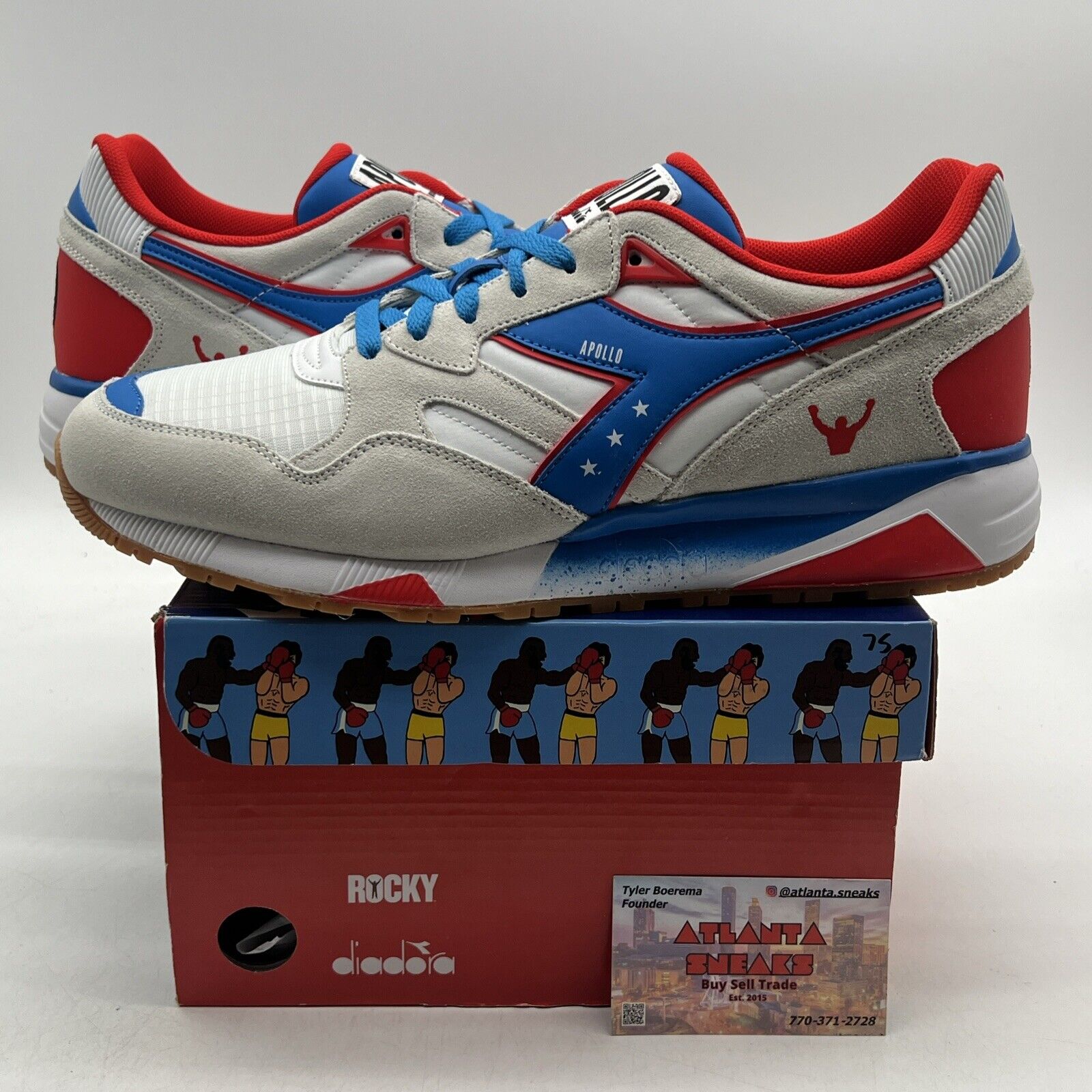 Size 12 - Diadora N9002 Rocky Balboa Sagas 45th Anniversary Apollo Creed