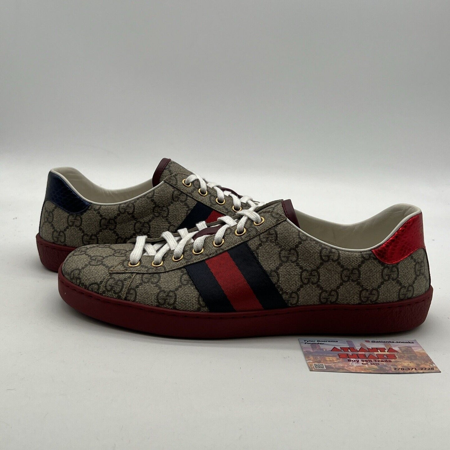 Size 9.5 - Men’s Gucci ACE GG Supreme Sneaker