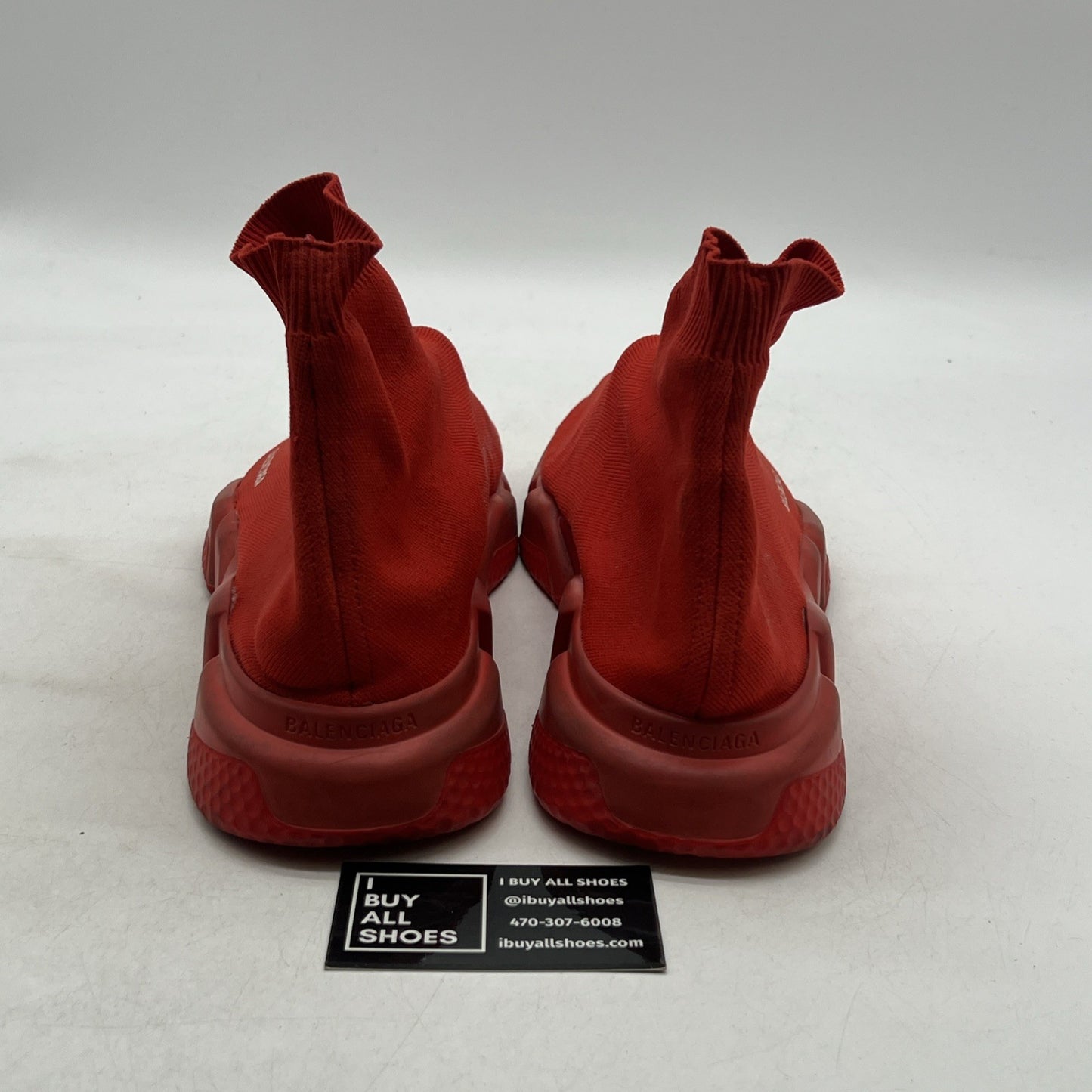 Size 12 - Balenciaga Speed Trainer Red