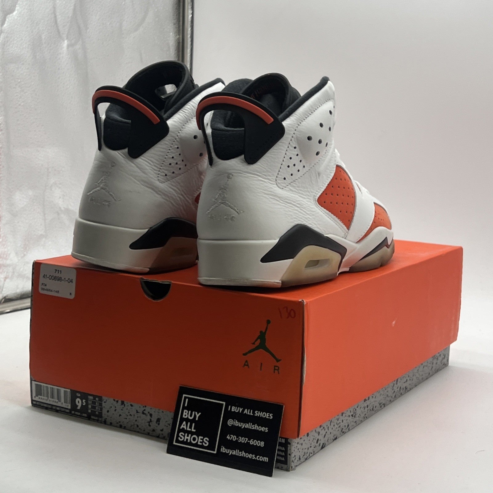 Size 9.5 - Air Jordan 6 Retro Gatorade (384664-145)