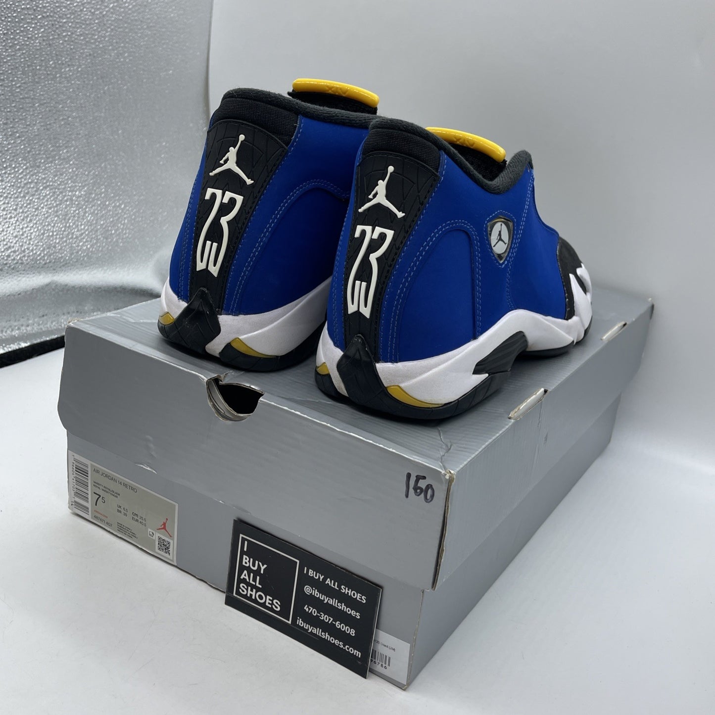 Size 7.5 - Air Jordan 14 Retro Laney (487471-407)