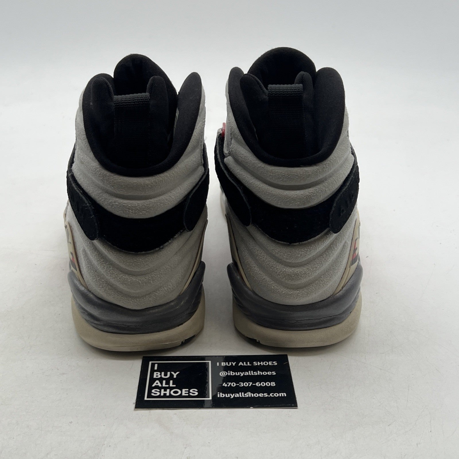 Size 9.5 - Air Jordan 8 Retro White 2013 (305381-103)