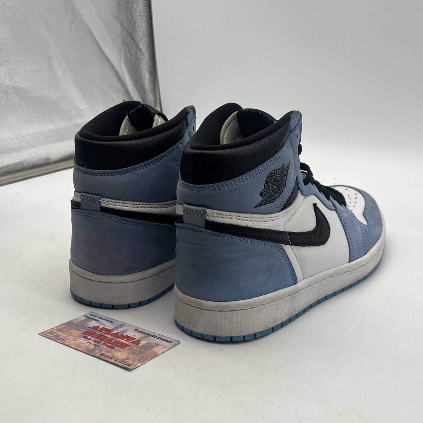 Size 8.5 - Jordan 1 Retro OG High University Blue Black Leather (555088-134)