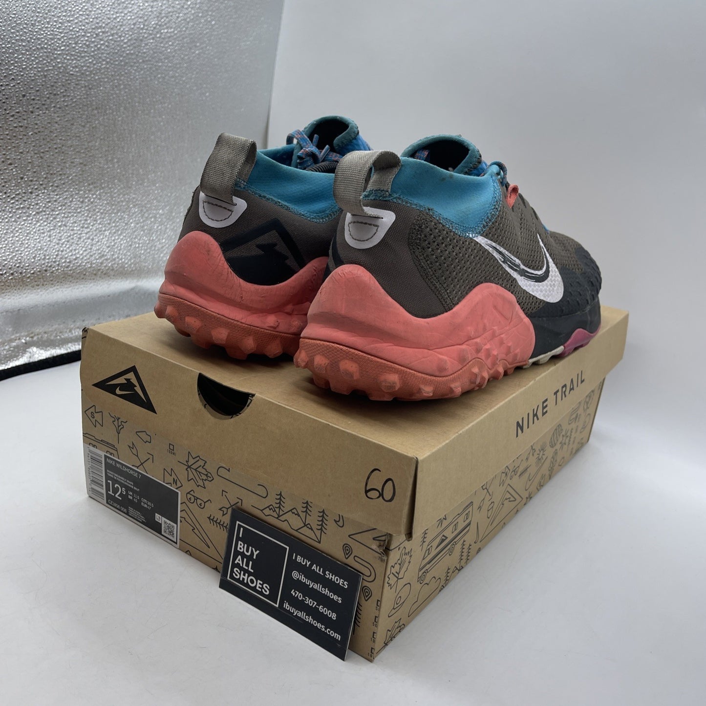 Size 12.5 - Nike Wildhorse 7 Ironstone Laser Blue (CZ1856-006)