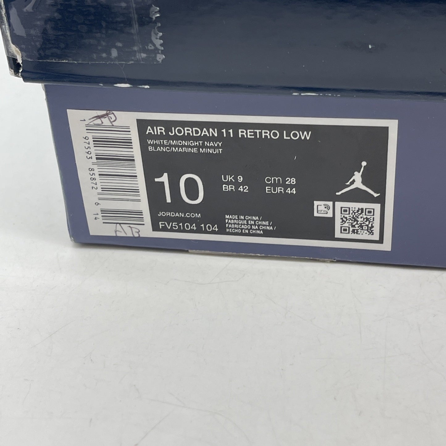 Size 10 - Air Jordan 11 Retro Low Diffused Blue (FV5104-104)