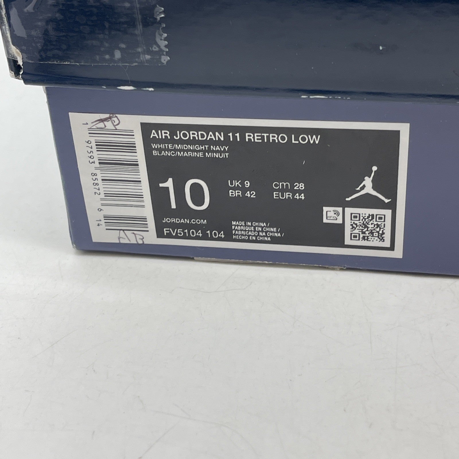 Size 10 - Air Jordan 11 Retro Low Diffused Blue (FV5104-104)