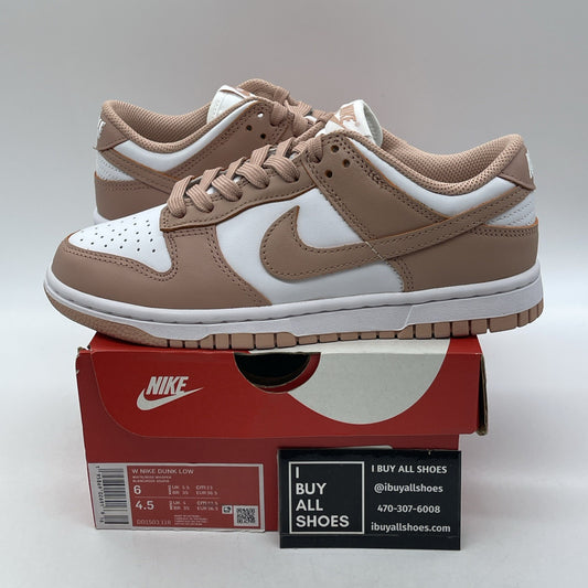 Size 6W - Nike Dunk Low Rose Whisper Pink White Leather (DD1503-118)