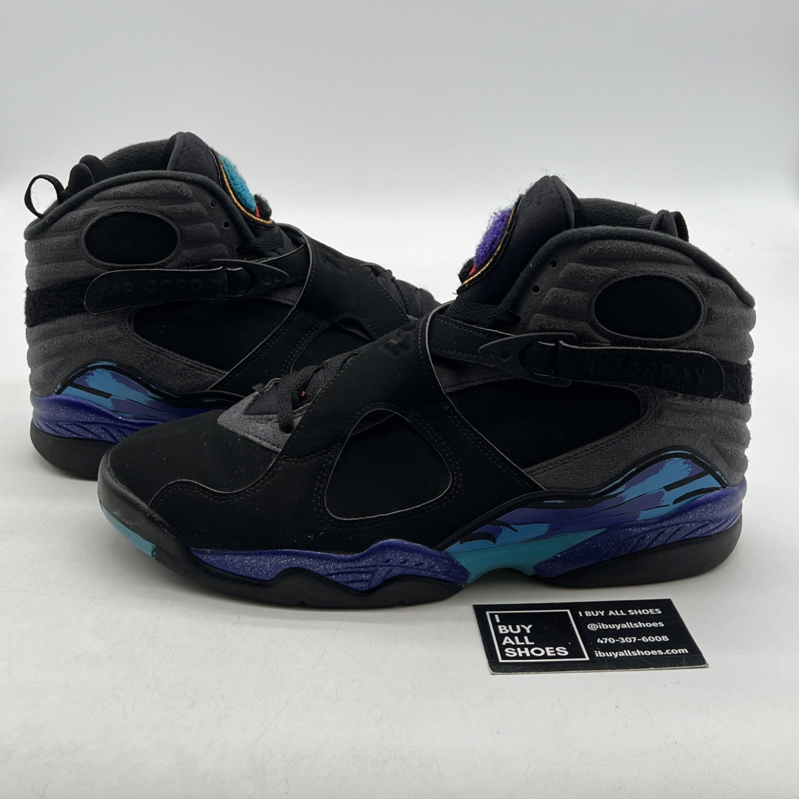 Size 11 - Air Jordan 8 Retro Aqua 2015 (305381-025)