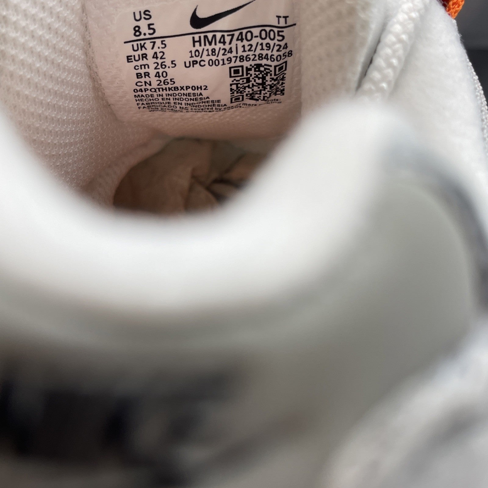 Size 8.5 - Nike Air Max 95 OG Big Bubble Bright Mandarin Orange 2.0 HM4740-101