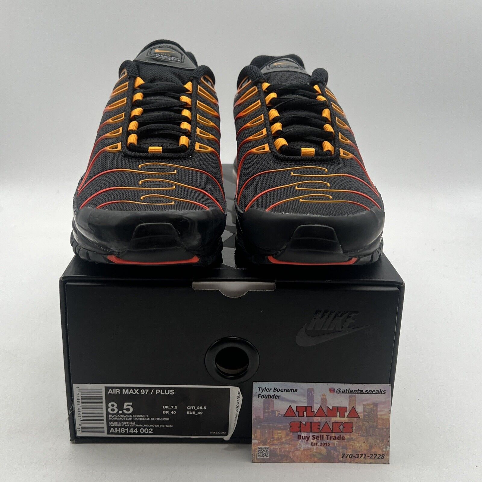 Size 8.5 - Nike Air Max 97 Plus Shock Orange (AH8144-002)