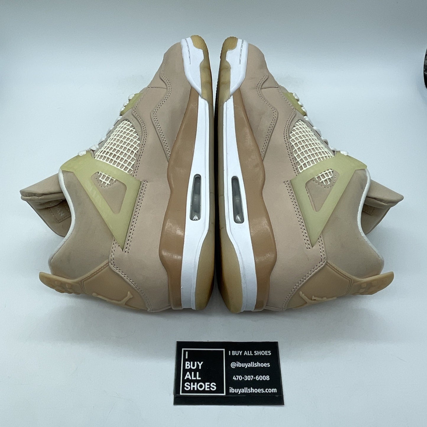 Size 11.5W - Air Jordan 4 Retro Shimmer Pink Silver Suede Leather (DJ0675-200)