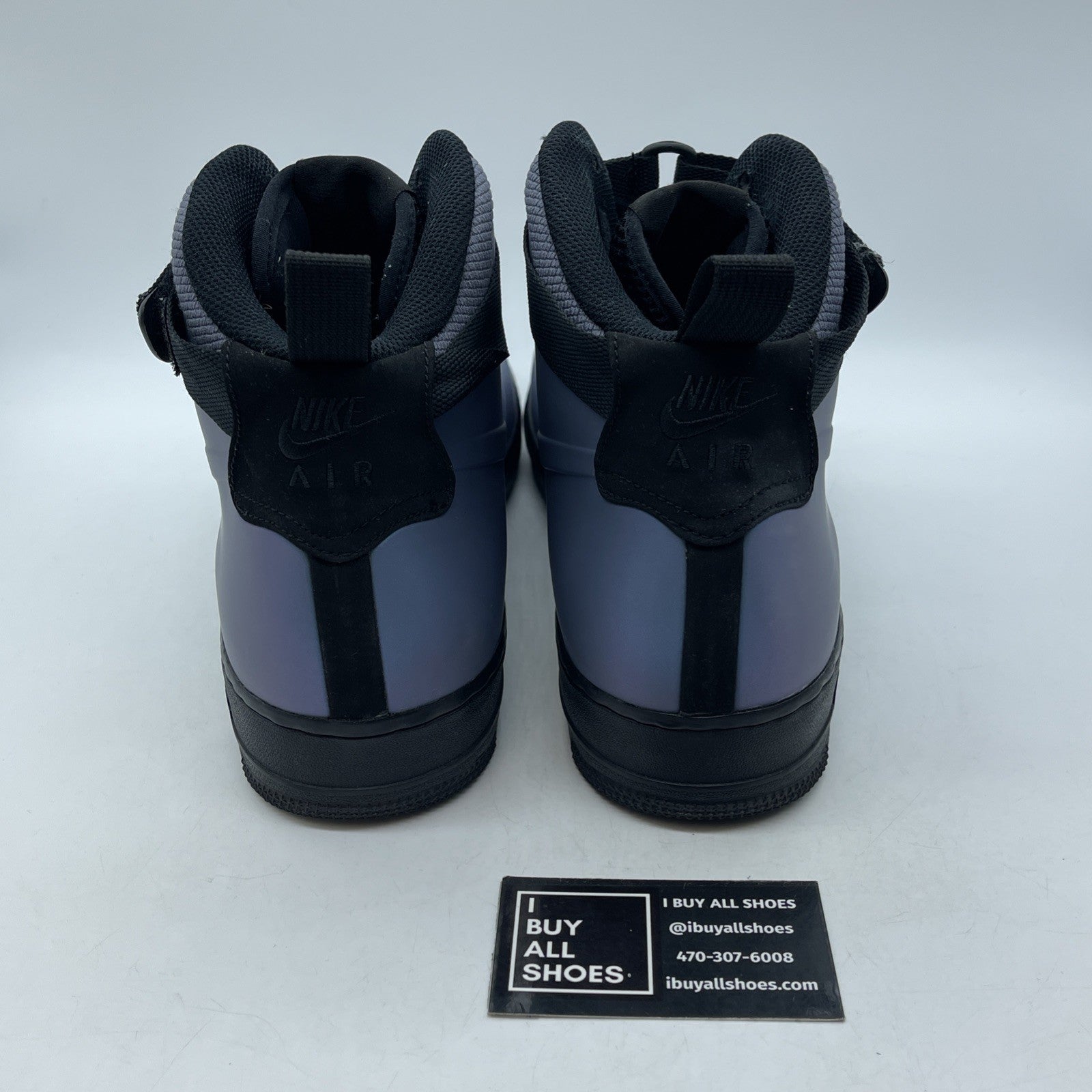 Size 13 - Nike Air Force 1 Foamposite 2018 Light Carbon Purple (AH6771-002)