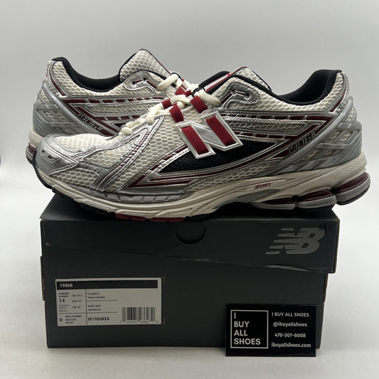 Size 14 - New Balance 1906R Silver Classic Crimson (M1906REA)