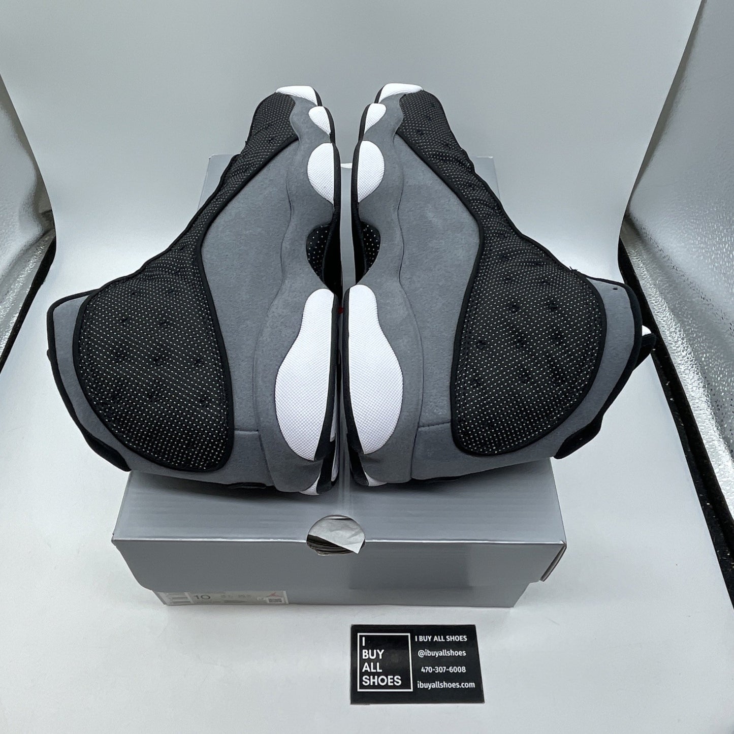 Size 10 - Air Jordan 13 Retro Black Flint Grey Suede Leather (DJ5982-060)