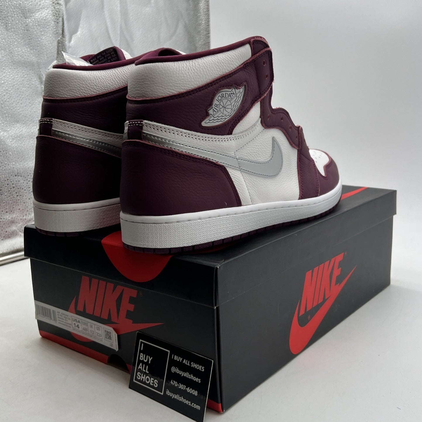 Size 14 - Air Jordan 1 Retro High OG Bordeaux (555088-611)
