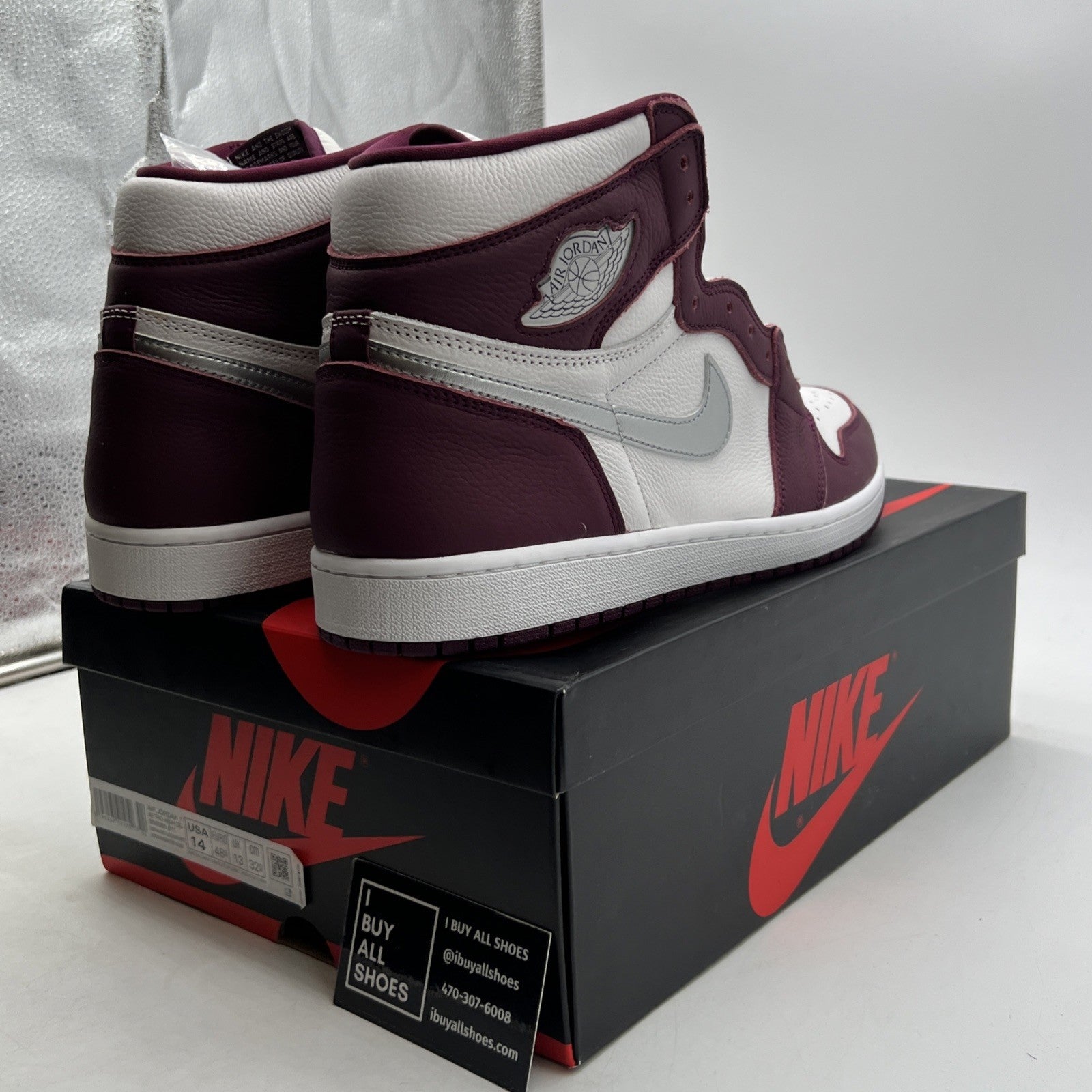 Size 14 - Air Jordan 1 Retro High OG Bordeaux (555088-611)