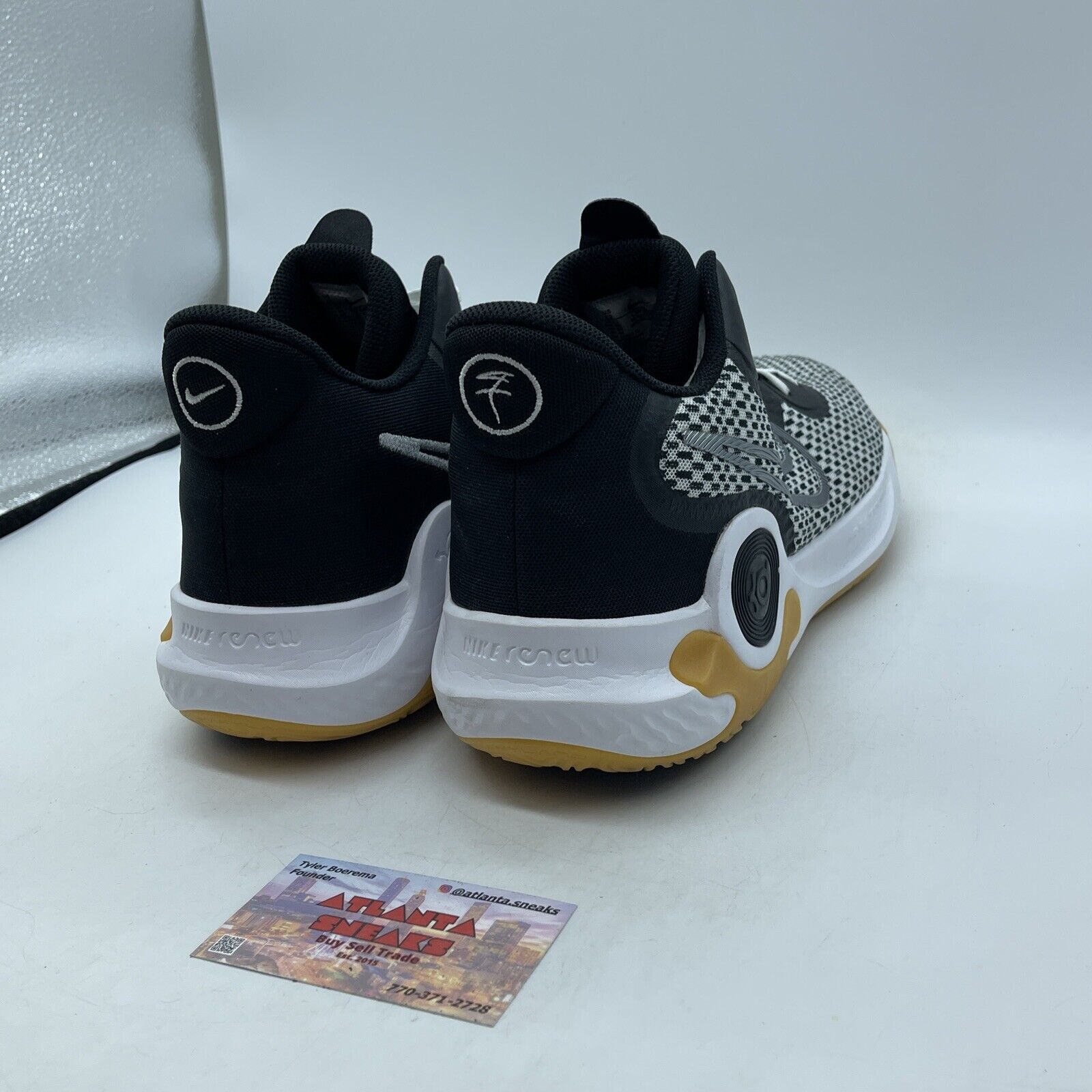 Size 12 - Nike KD Trey 5 IX Black Metallic Cool Grey Suede Leather (CW3400-006)