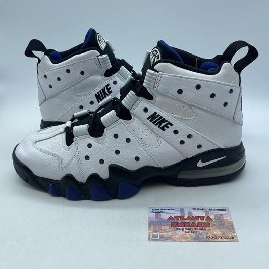 Size 10.5 - Nike Air Max 2 CB 94 2015 Old Royal White Black Leather (305440-102)