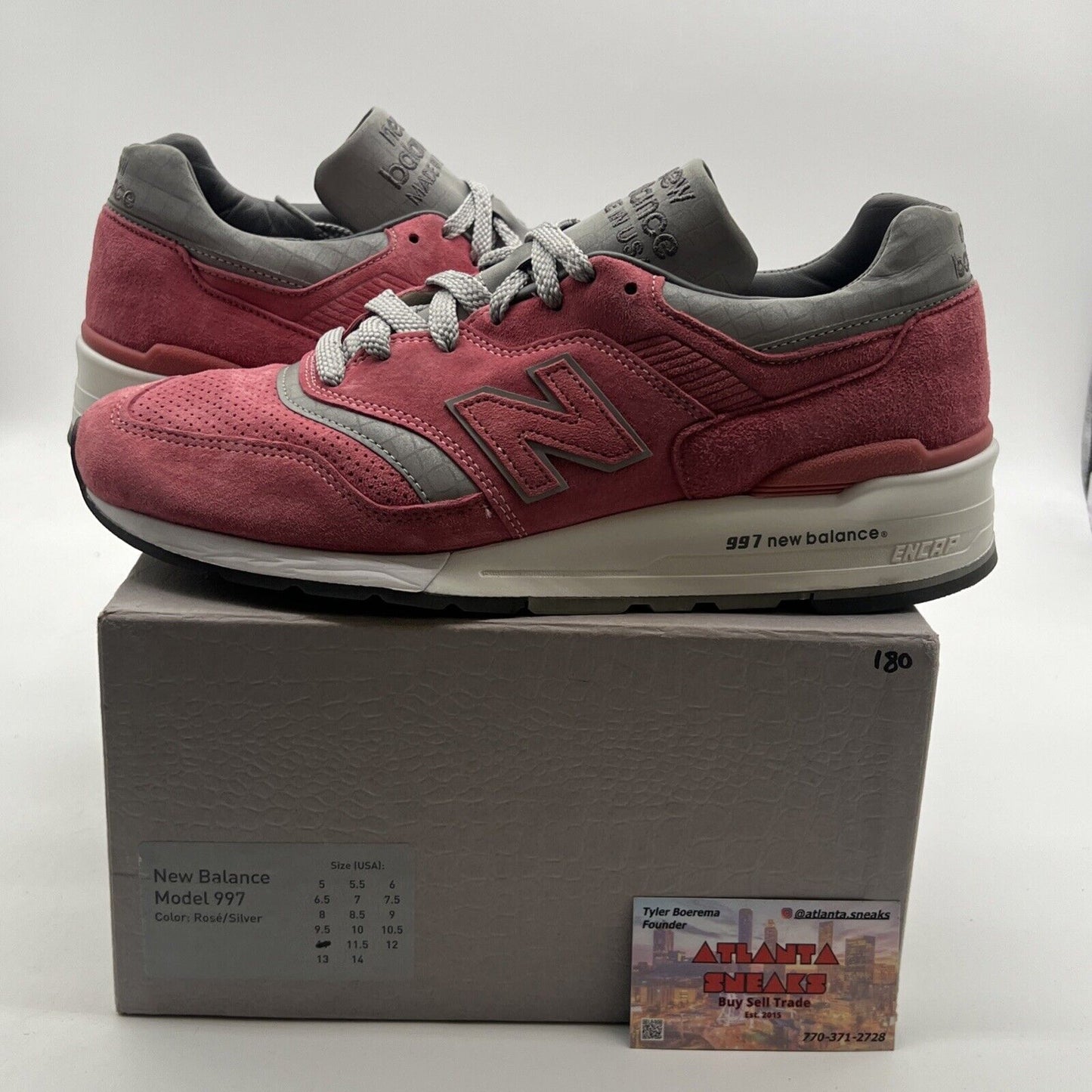 Size 11 - Concepts x New Balance 997 Rose M997CPT Size 8 Concepts 990 ald