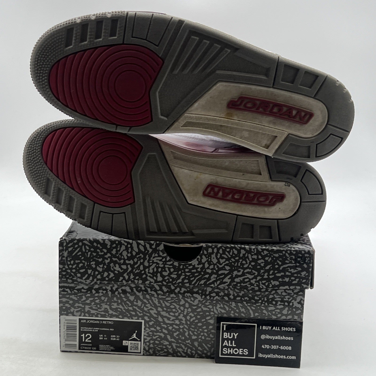 Size 12 - Air Jordan 3 Retro Mid Cardinal Red (CT8532-126)