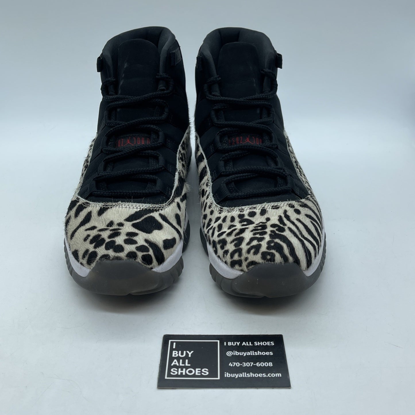 Size 12W- Air Jordan 11 Retro Animal Instinct Black White Suede (AR0715-010)