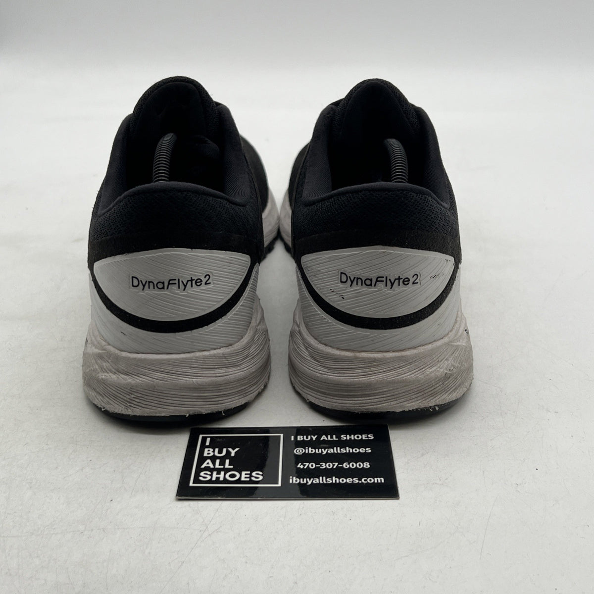 Size 11 - ASICS DynaFlyte 2 Black/White (T7D0N)