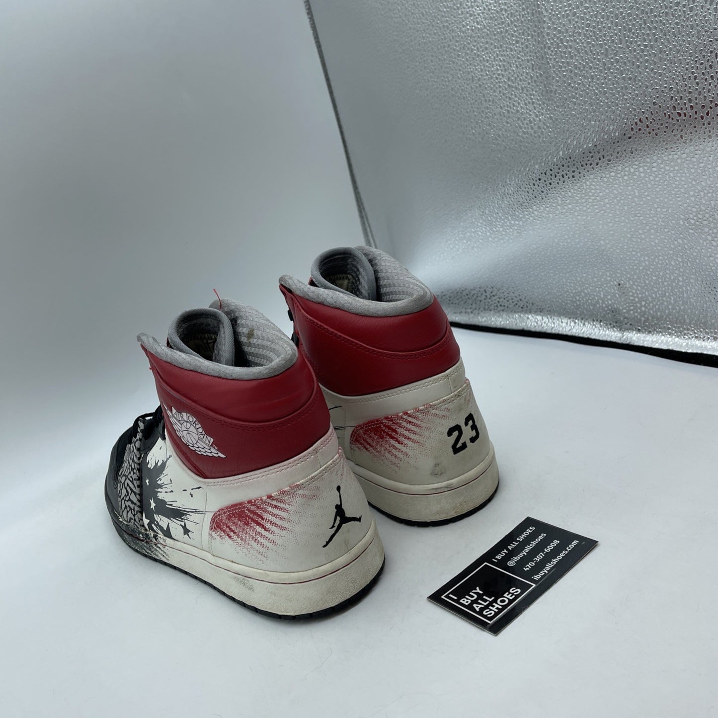 Size 13 - Dave White x Air Jordan 1 Retro High Wings Of The Future (464803-001)