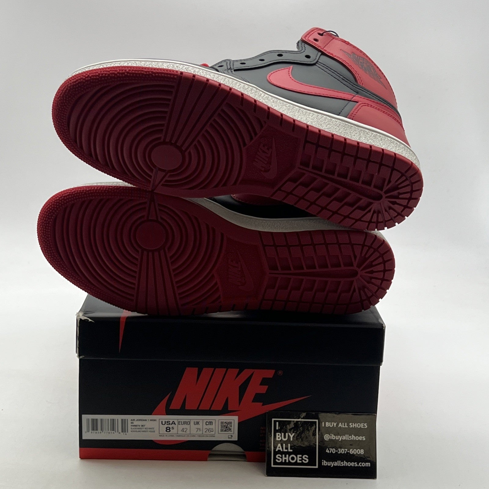 Size 8.5 - Air Jordan 1 Retro '85 OG 2025 High Bred / Banned (HV6674-067)