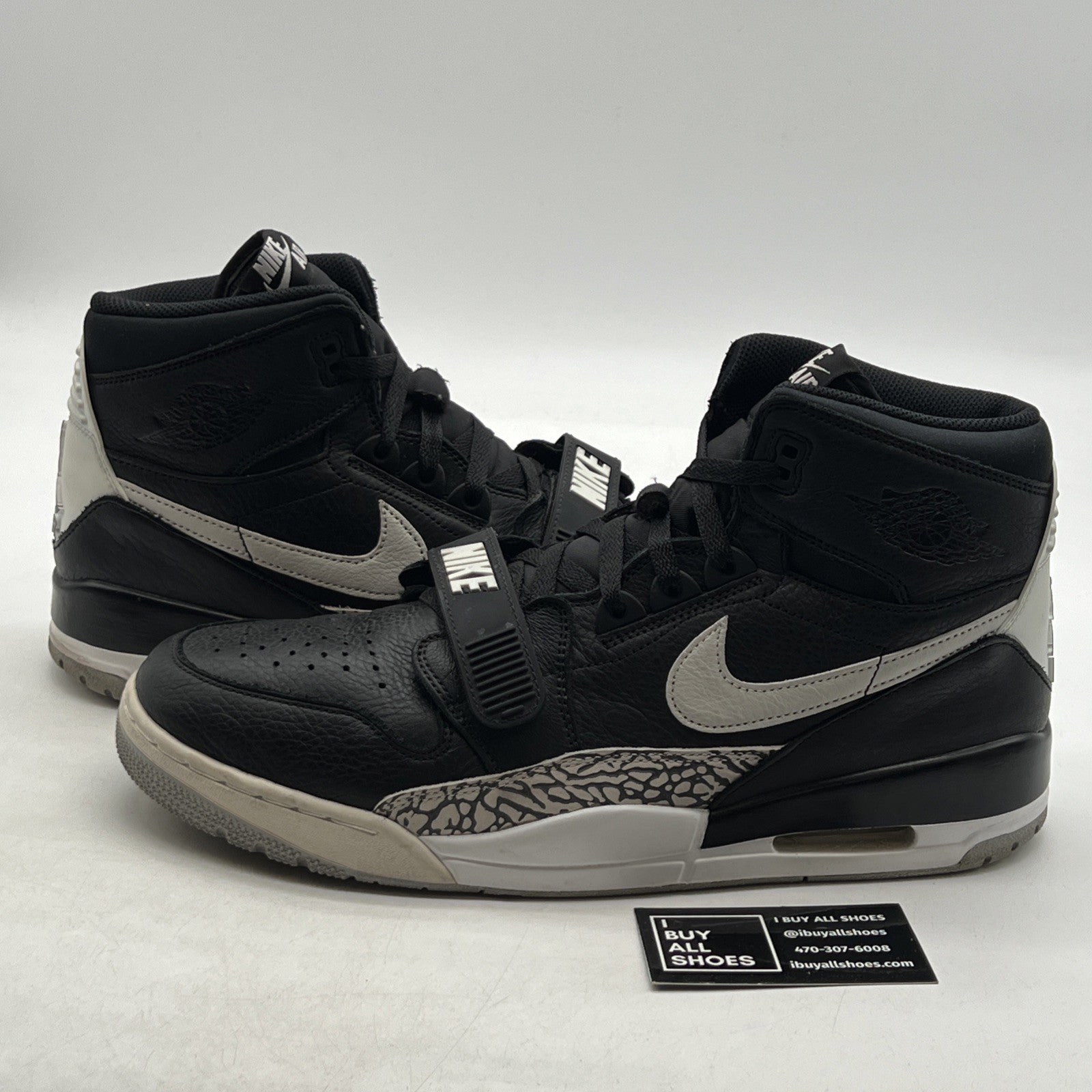 Size 14 - Air Jordan Legacy 312 Black Cement (AV3922-001)