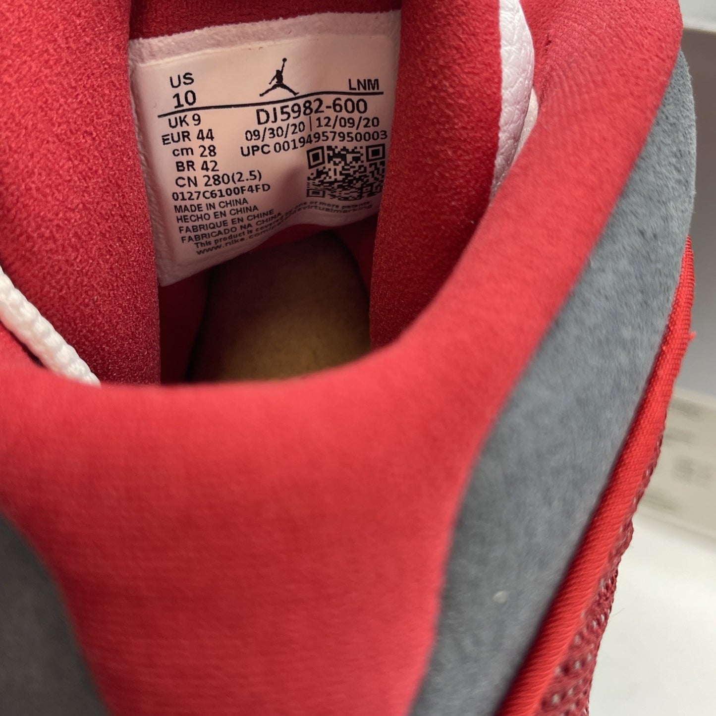Size 11 - Jordan 13 Red White Grey Leather Suede (DJ5982600)