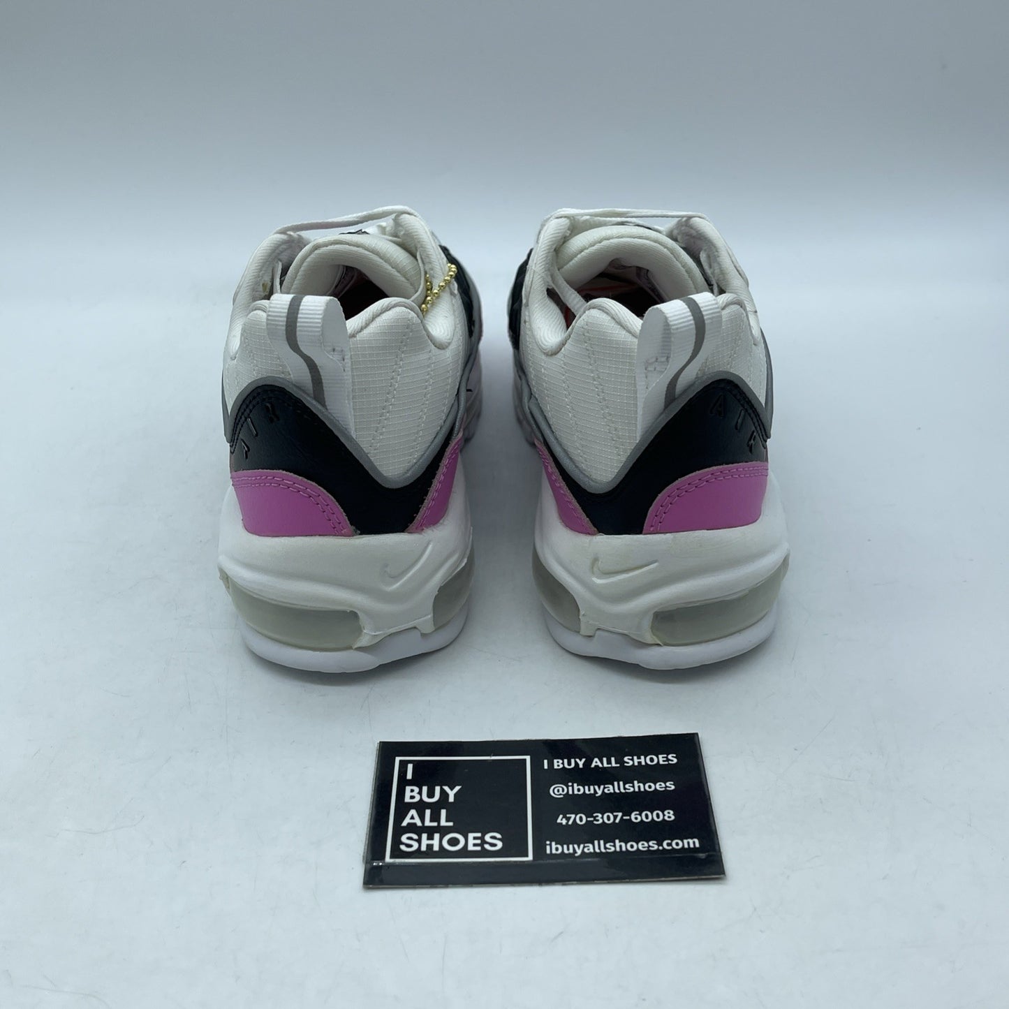 Size 6.5W- Nike Air Max 98 SE China Rose Black White Suede Leather (AT6640-100)