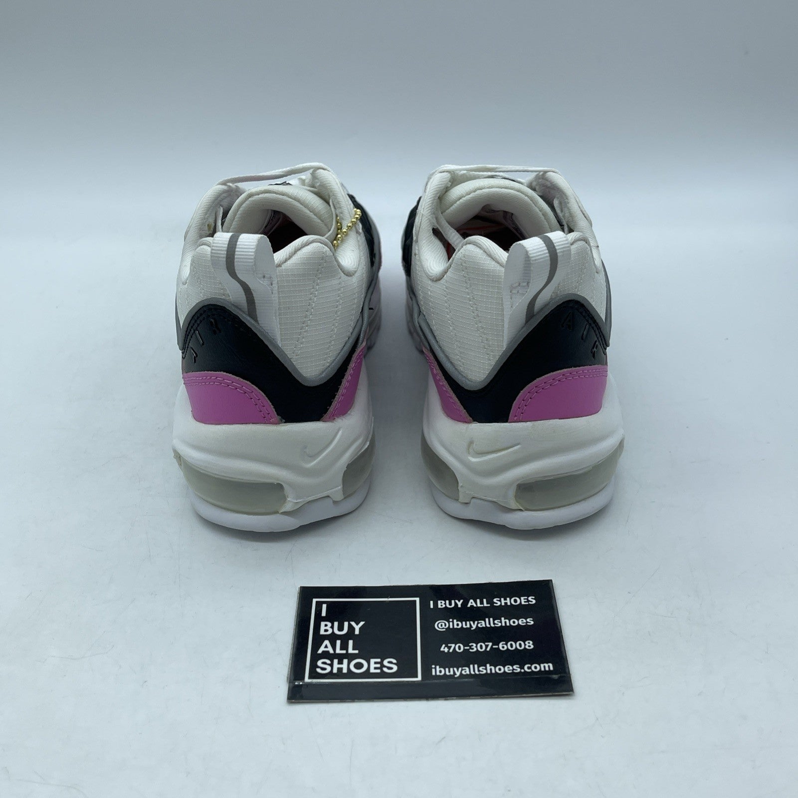 Size 6.5W- Nike Air Max 98 SE China Rose Black White Suede Leather (AT6640-100)