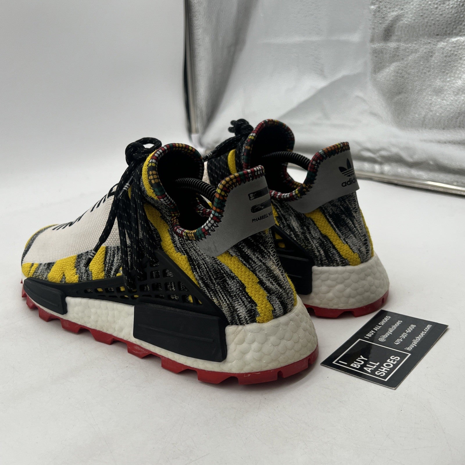 Size 10 - adidas Pharrell x NMD Human Race Trail Solar Pack (BB9527)
