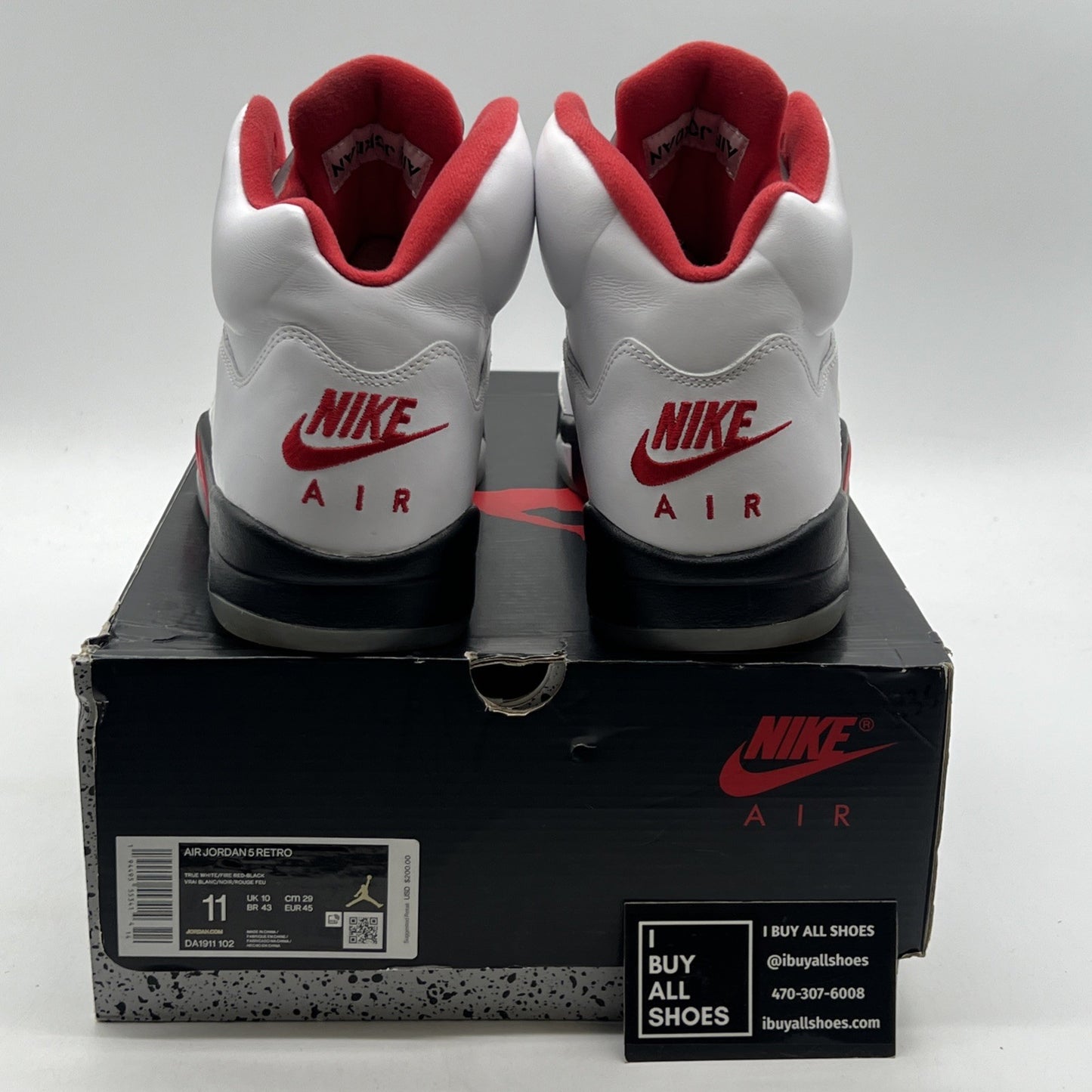 Size 11 - Air Jordan 5 Retro Mid Fire Red  (DA1911-102)