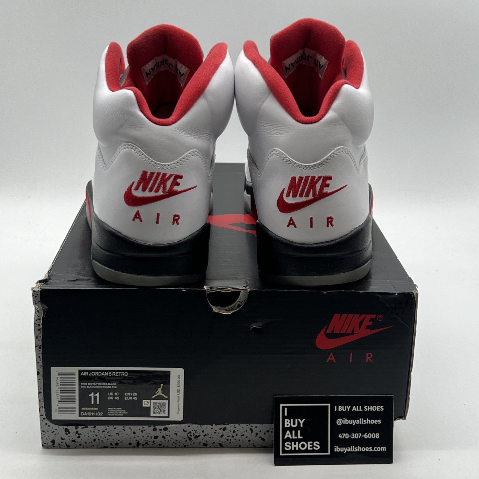 Size 11 - Air Jordan 5 Retro Mid Fire Red  (DA1911-102)