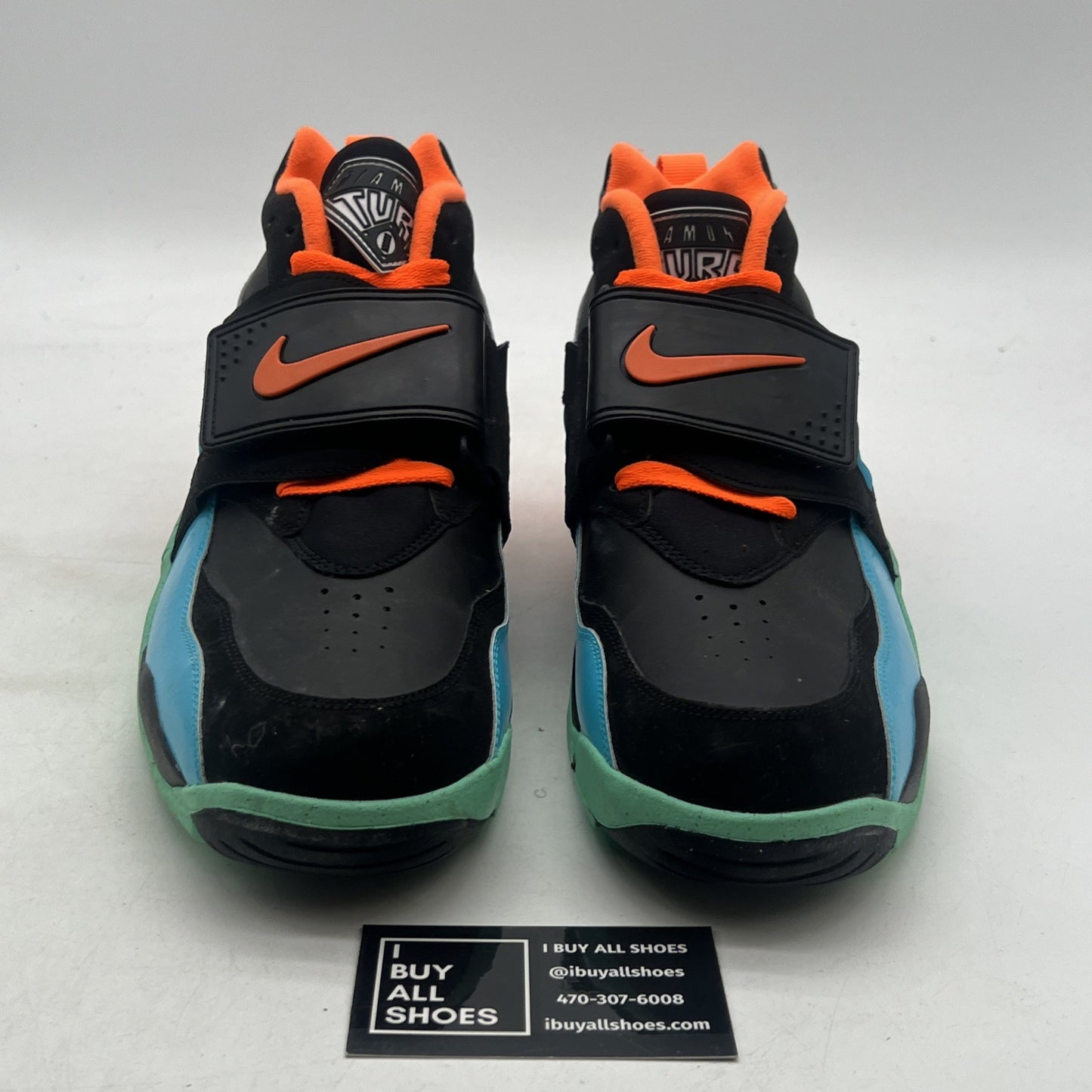 Size 13 - Nike Air Diamond Turf Black Total Orange (309434-010)