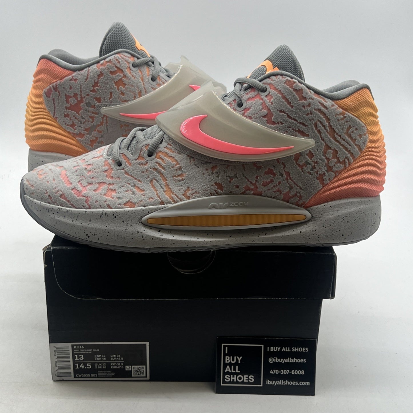Size 13 - Nike KD 14 Sunset - (CW3935-003)