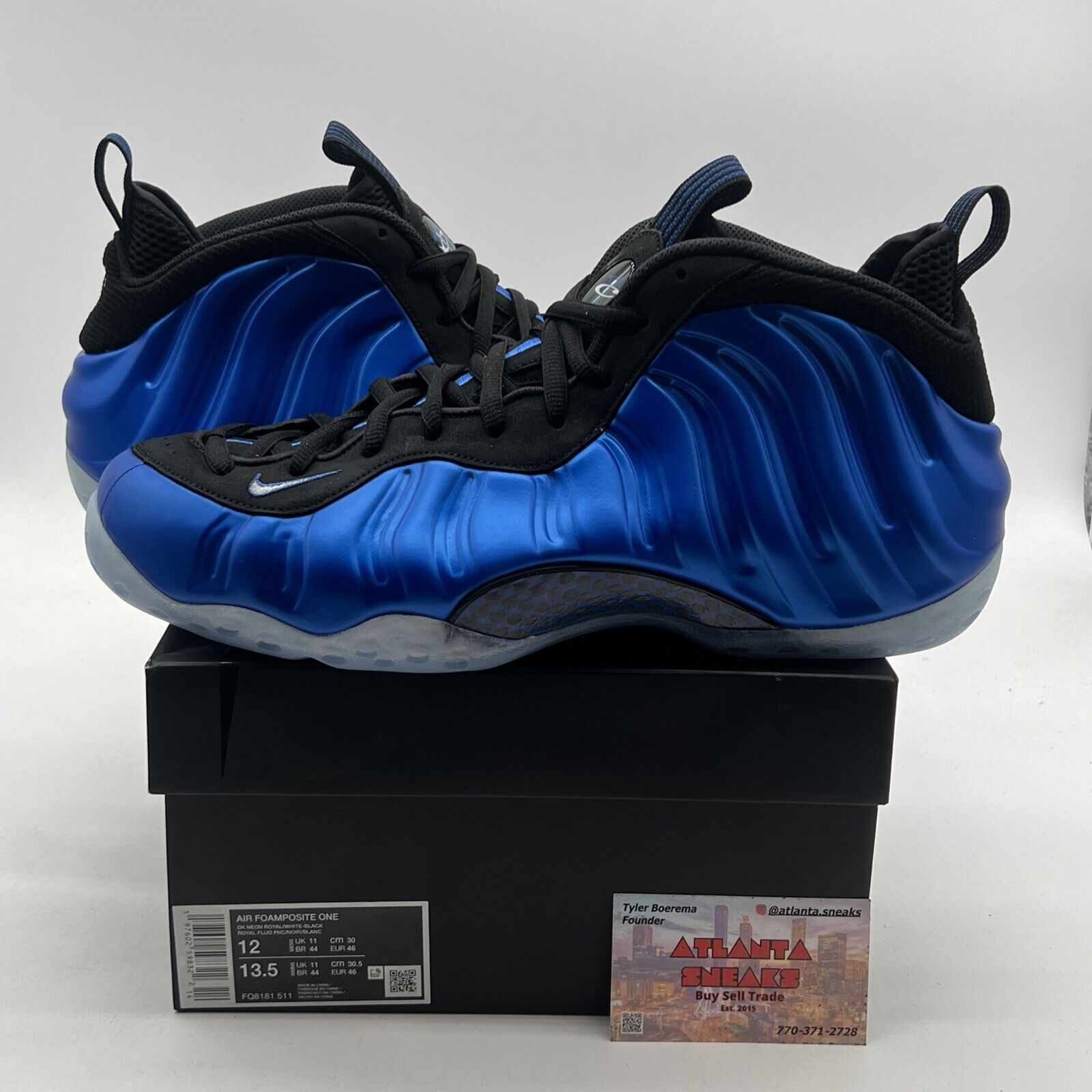 Size 12 - Nike Air Foamposite One 2024 Royal (FQ8181-511)